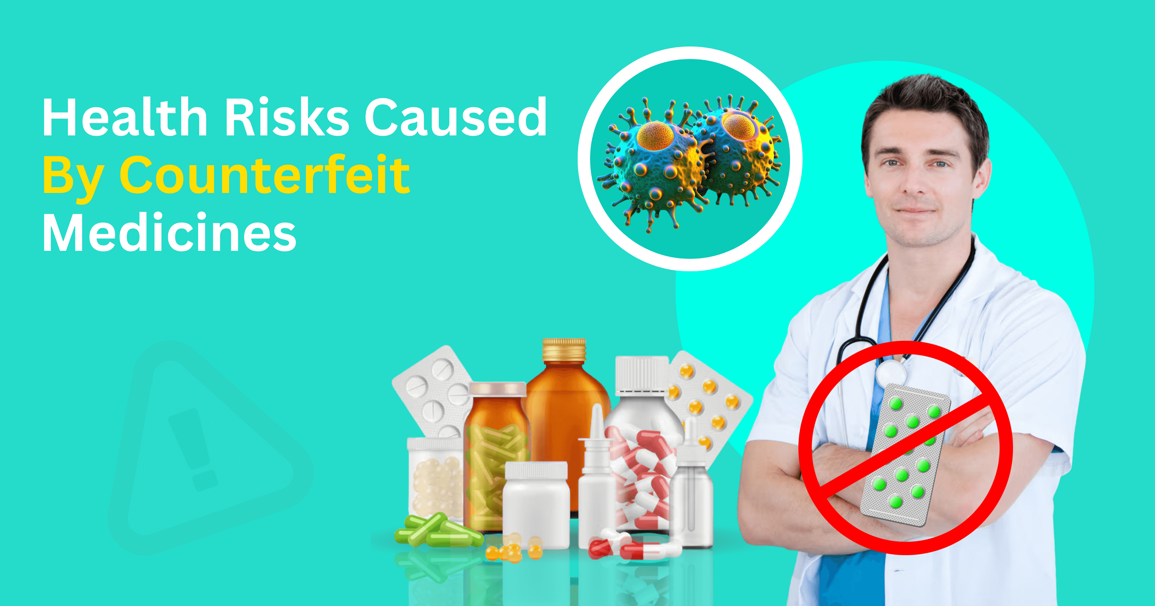 Health risks caused by counterfeit medicines